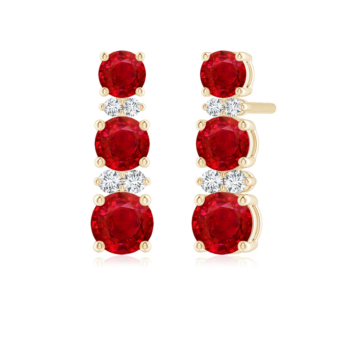 AAA - Ruby / 1.51 CT / 14 KT Yellow Gold