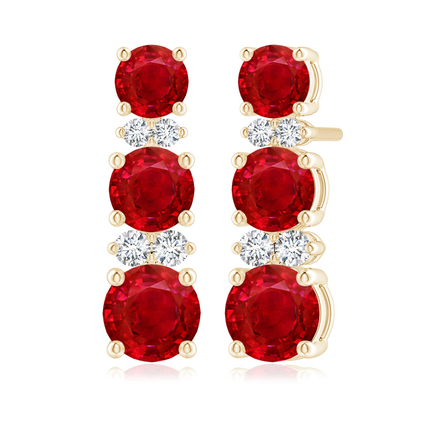 AAA - Ruby / 2.89 CT / 14 KT Yellow Gold