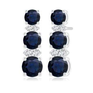 Round A Blue Sapphire