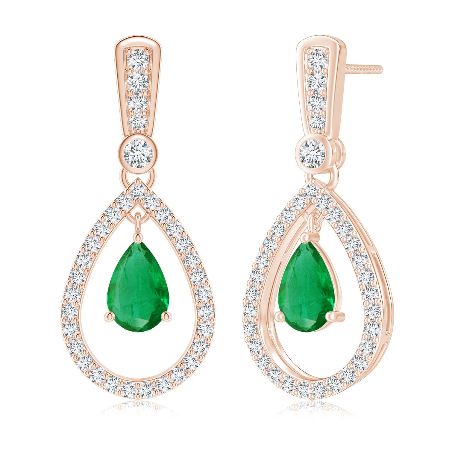 AA - Emerald / 1.69 CT / 14 KT Rose Gold