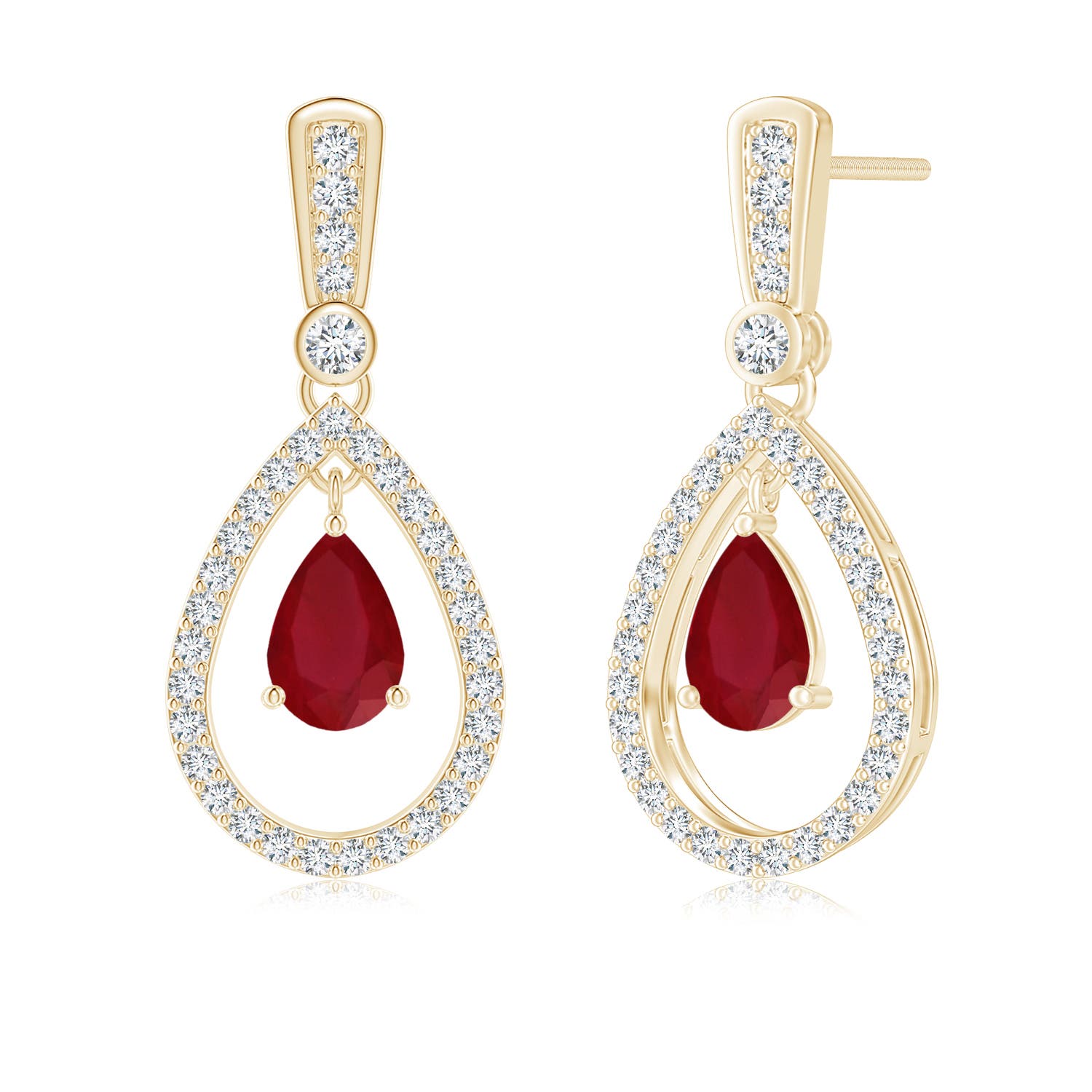 AA - Ruby / 1.19 CT / 14 KT Yellow Gold