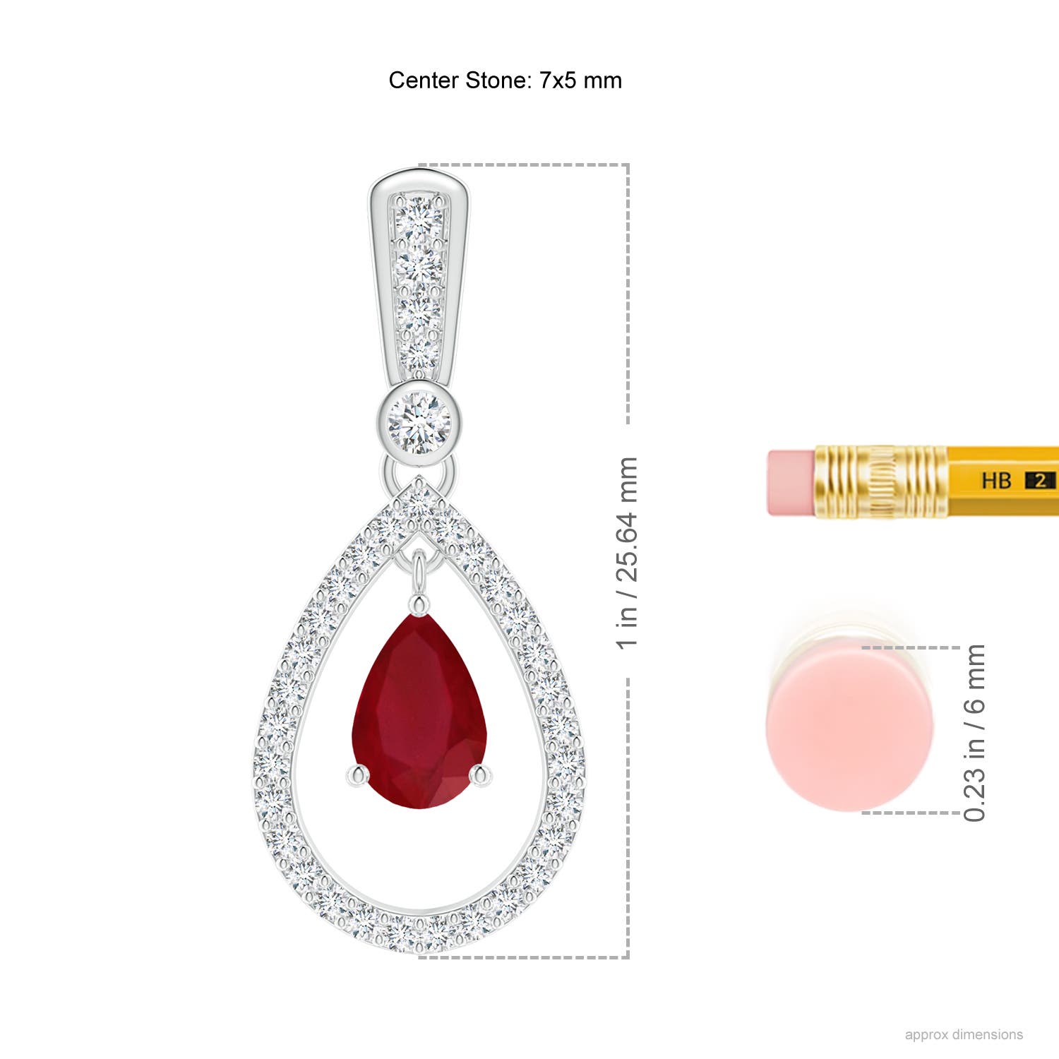 AA - Ruby / 2.09 CT / 14 KT White Gold