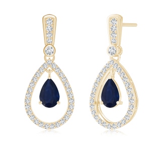 Pear A Blue Sapphire
