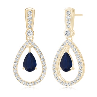 Pear A Blue Sapphire