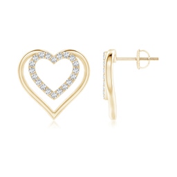 Lab Grown Diamond Fashion Stud Earrings