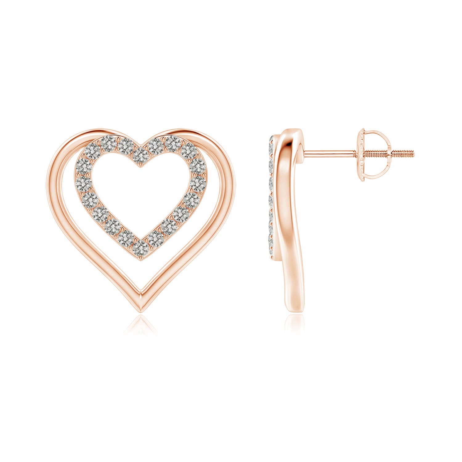 K, I3 / 0.48 CT / 14 KT Rose Gold