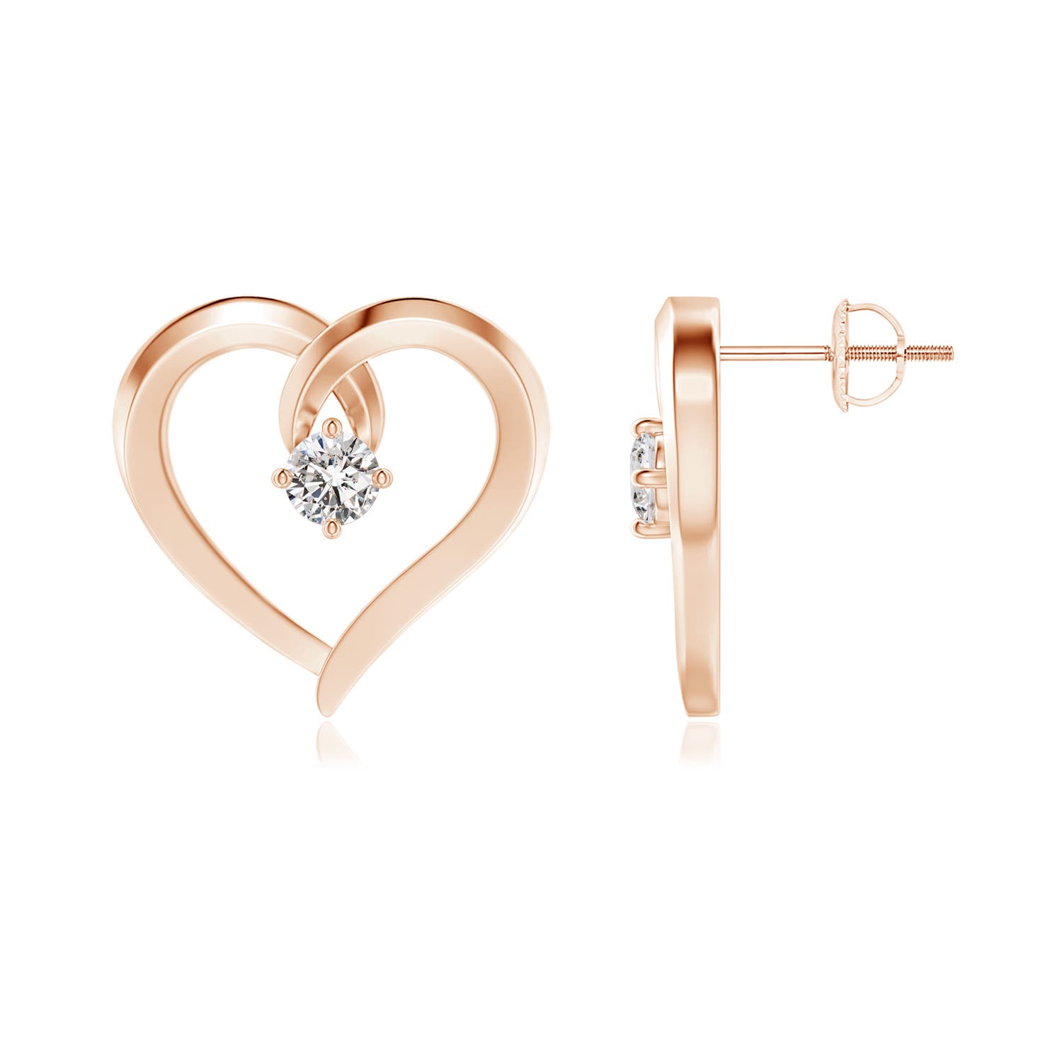 I-J, I1-I2 / 0.27 CT / 14 KT Rose Gold