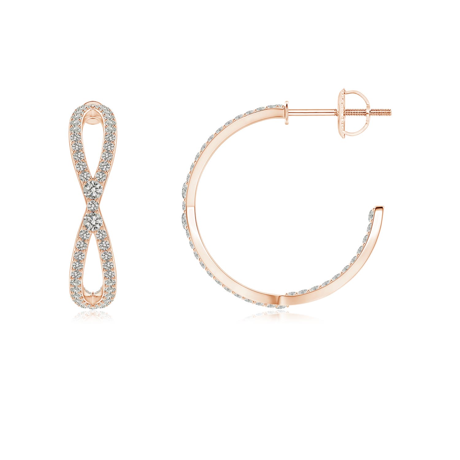 K, I3 / 0.55 CT / 14 KT Rose Gold