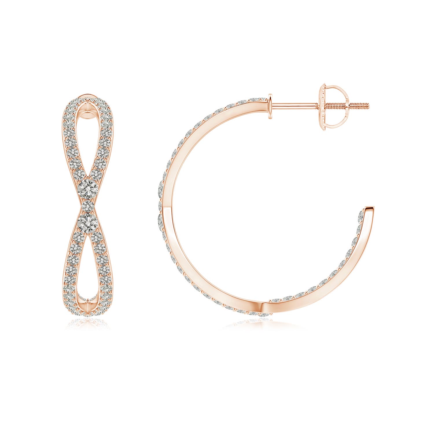 K, I3 / 0.79 CT / 14 KT Rose Gold