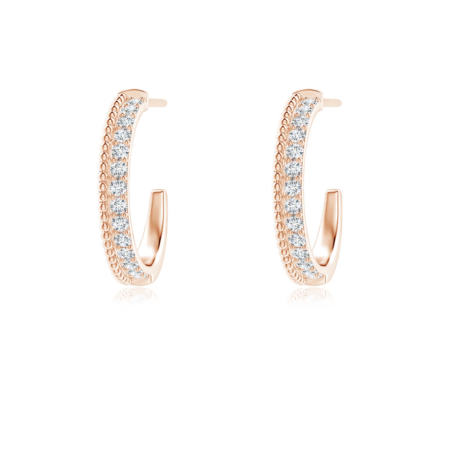 G, VS2 / 0.34 CT / 14 KT Rose Gold