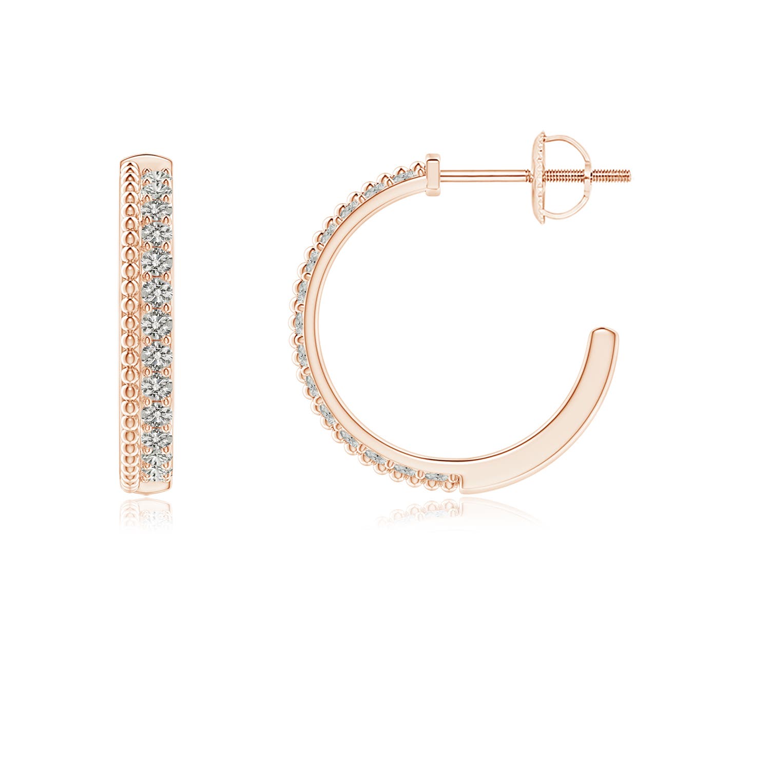 K, I3 / 0.34 CT / 14 KT Rose Gold