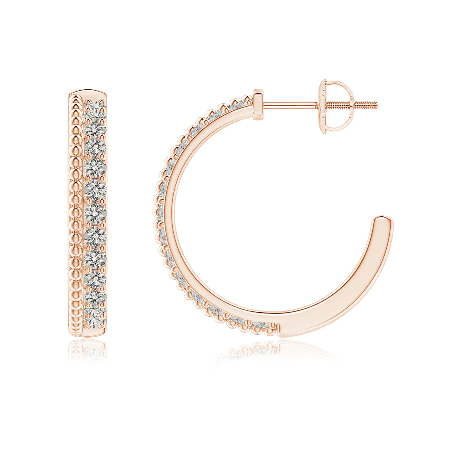 K, I3 / 0.59 CT / 14 KT Rose Gold