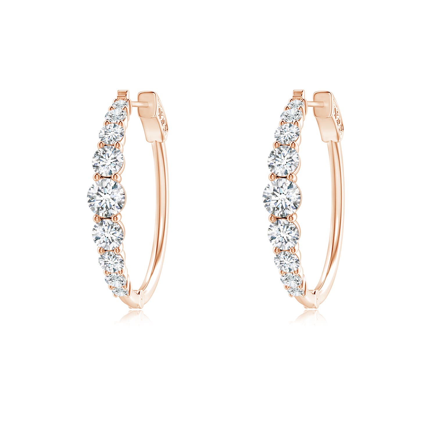 F-G, VS / 0.99 CT / 14 KT Rose Gold