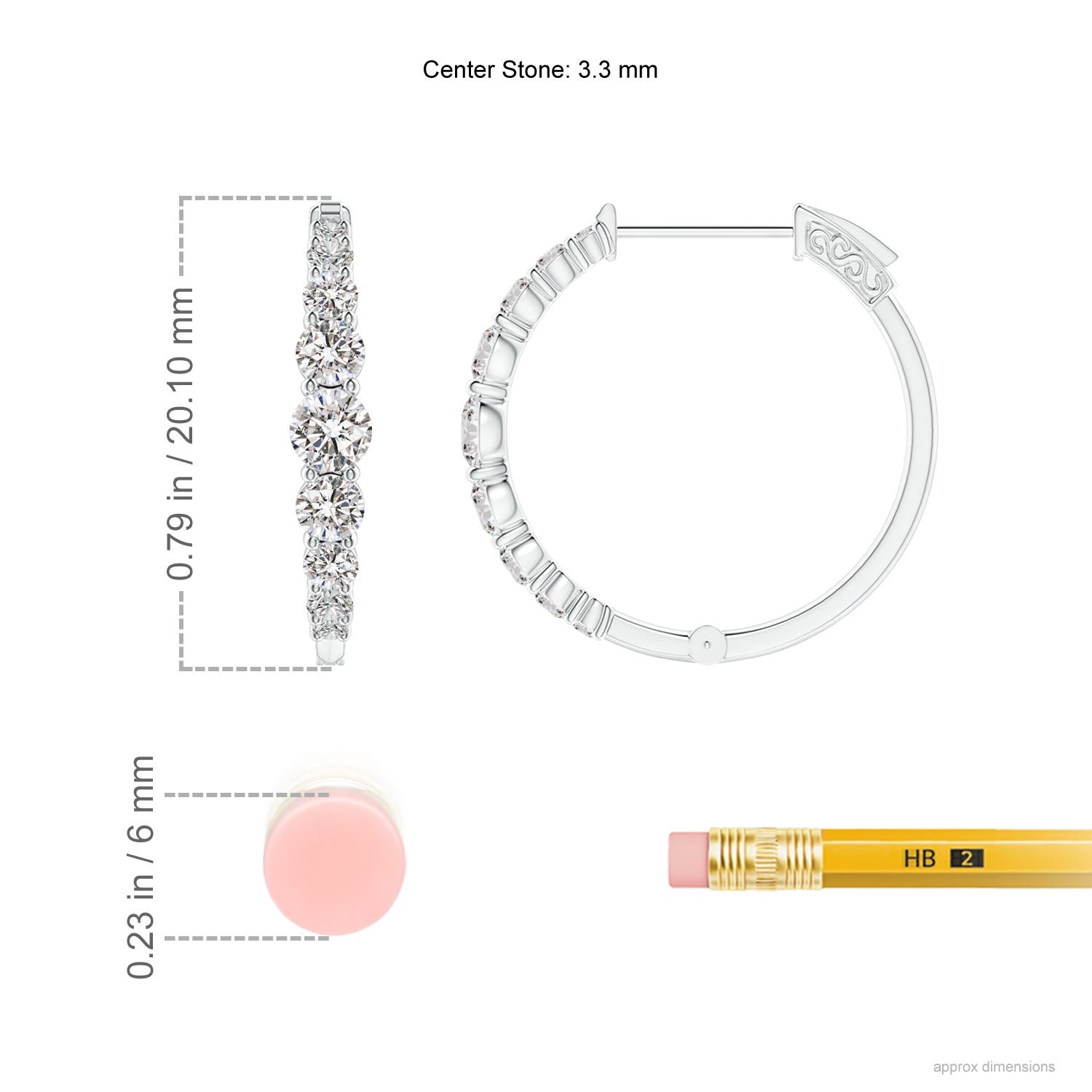 I-J, I1-I2 / 0.99 CT / 14 KT White Gold