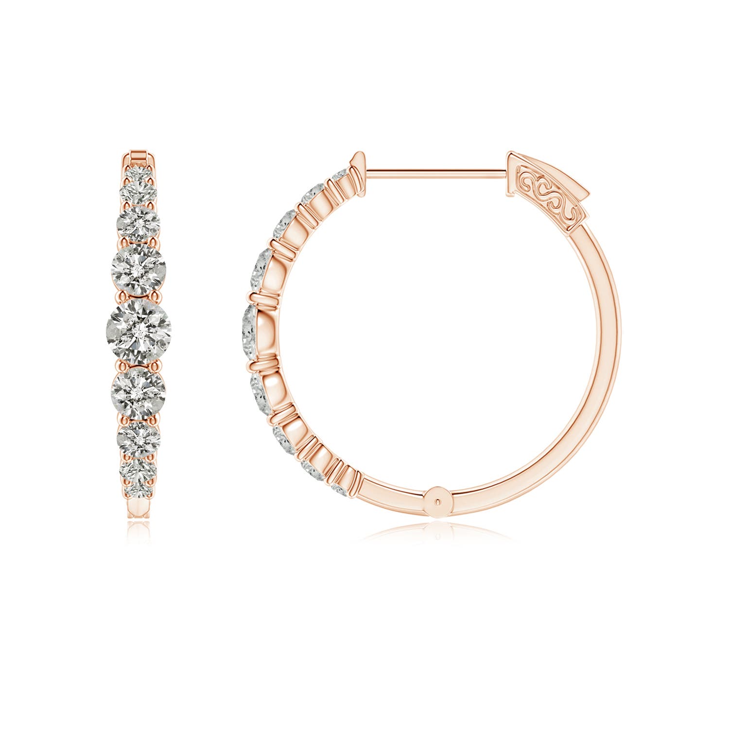 K, I3 / 0.99 CT / 14 KT Rose Gold