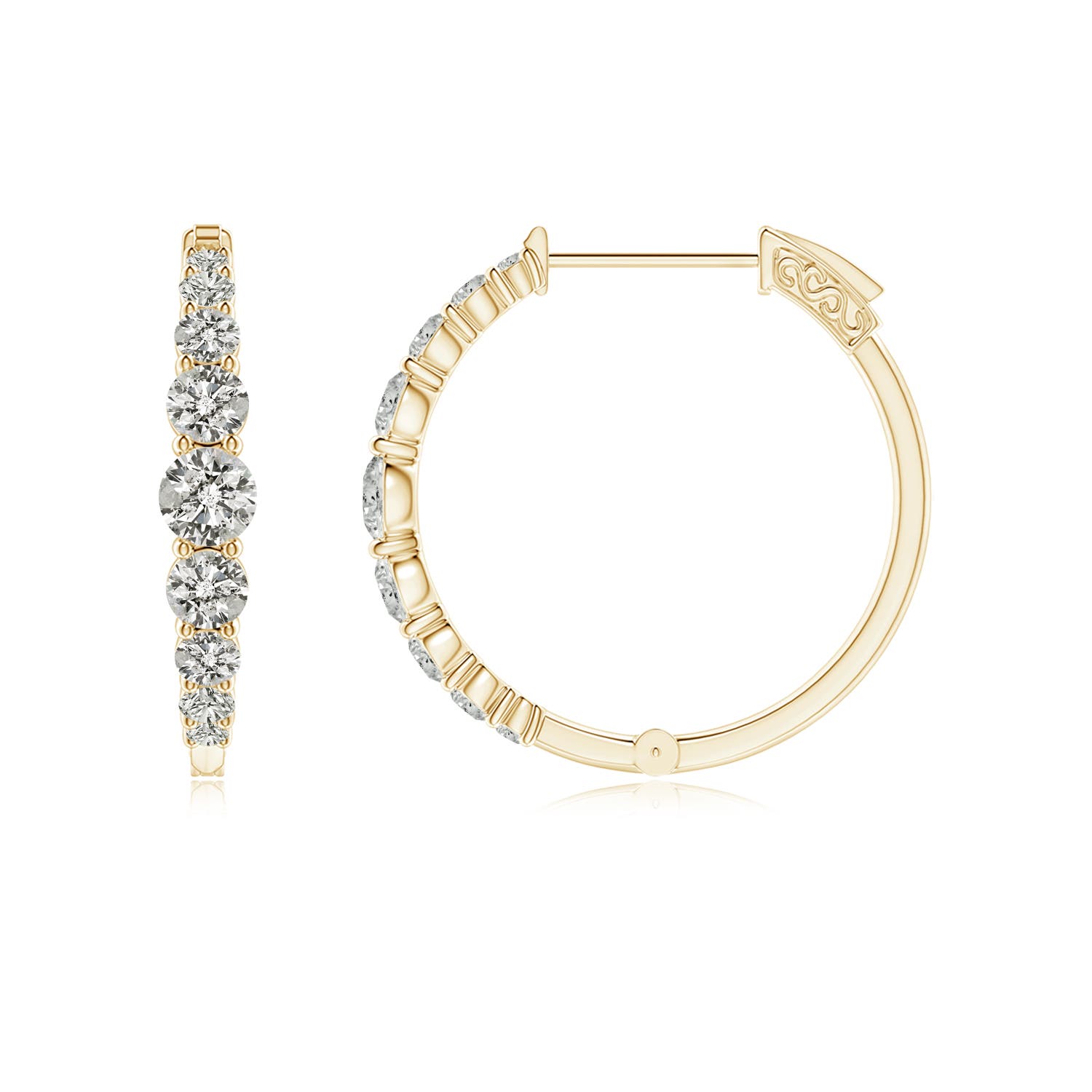 K, I3 / 0.99 CT / 14 KT Yellow Gold