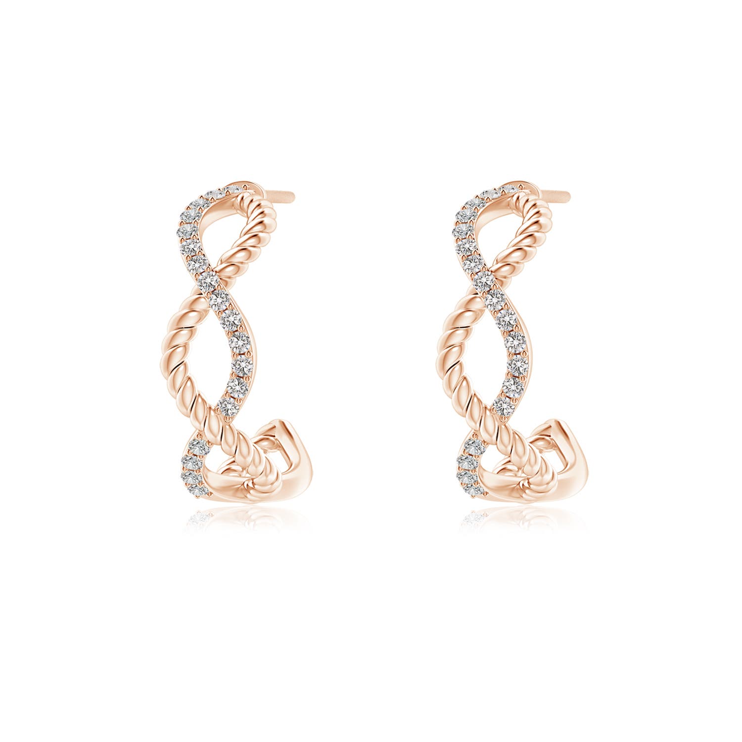 I-J, I1-I2 / 0.25 CT / 14 KT Rose Gold