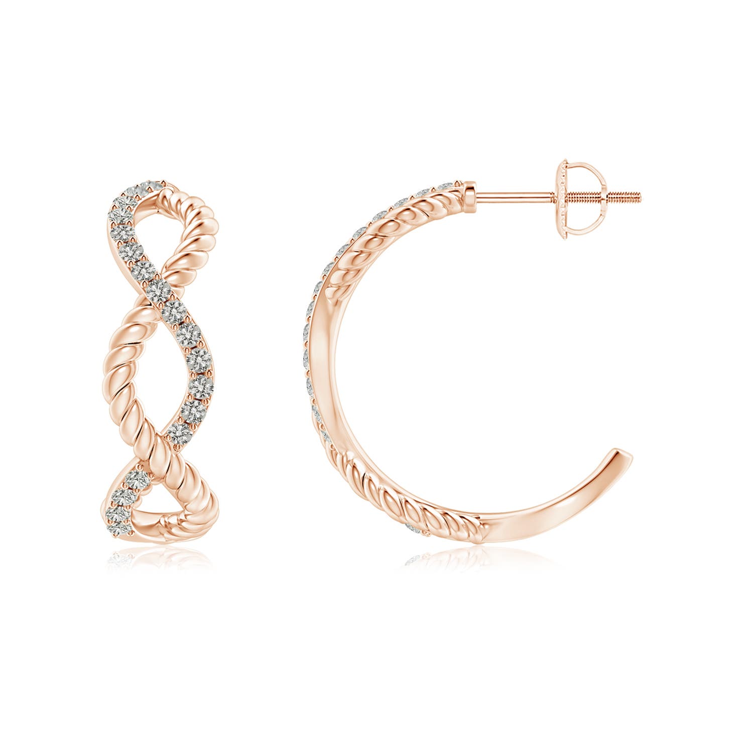 K, I3 / 0.36 CT / 14 KT Rose Gold