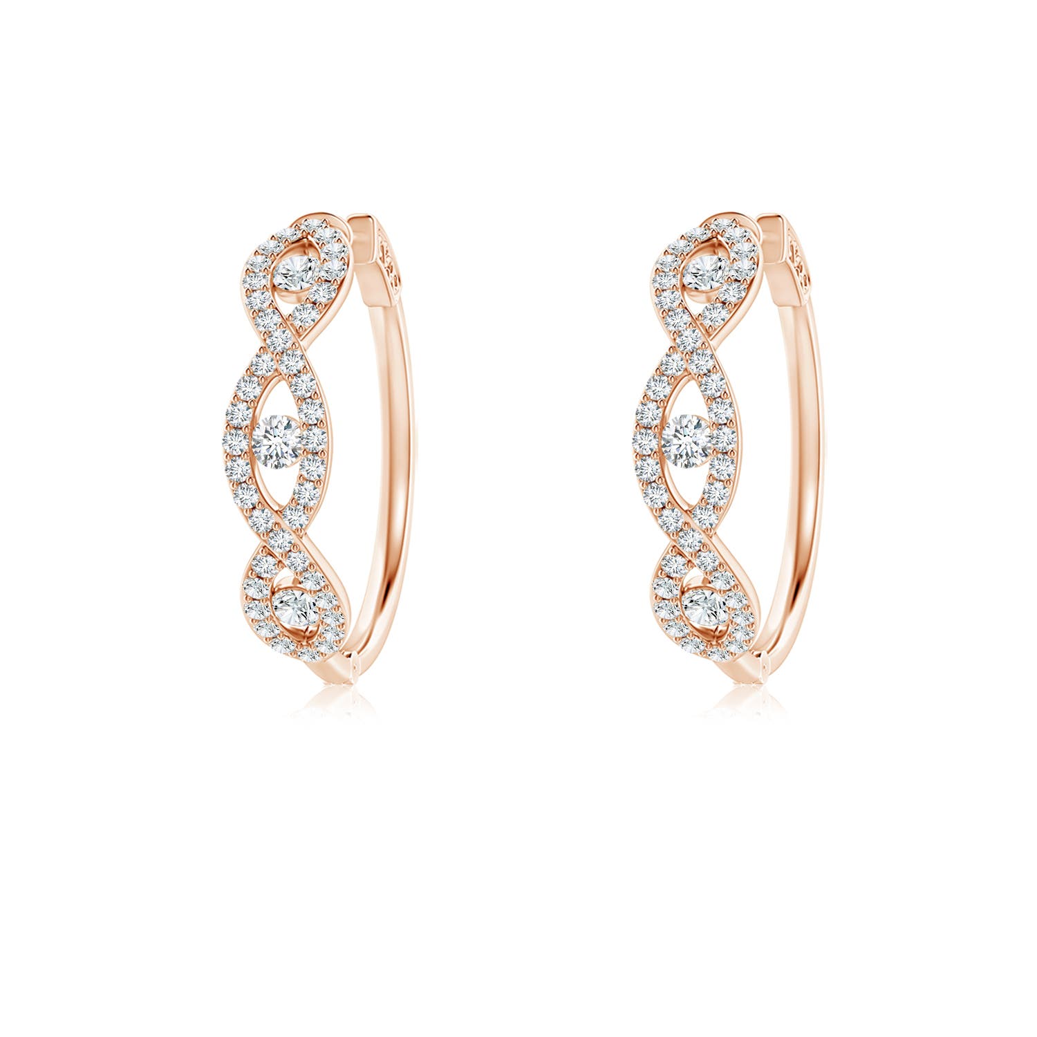 F-G, VS / 0.53 CT / 14 KT Rose Gold