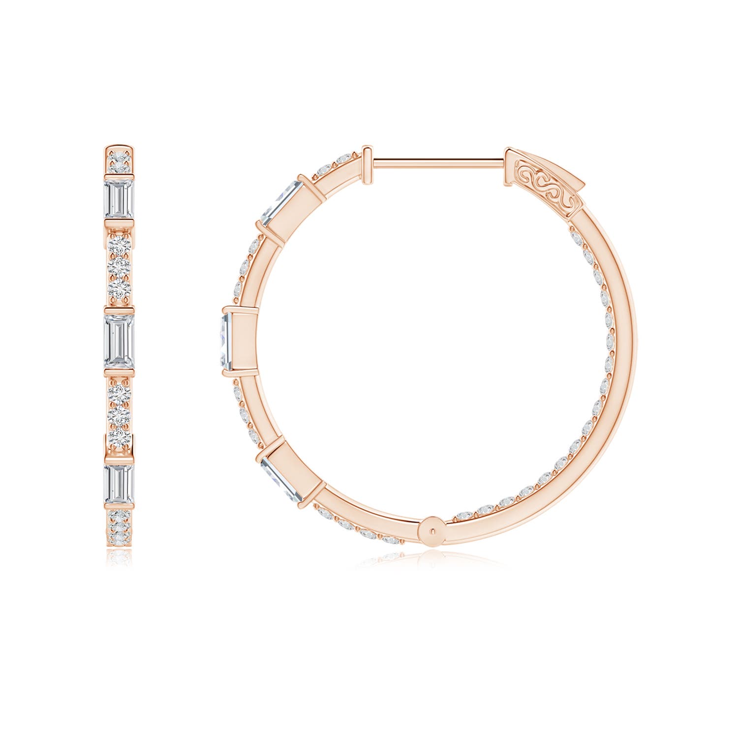 H, SI2 / 0.71 CT / 14 KT Rose Gold