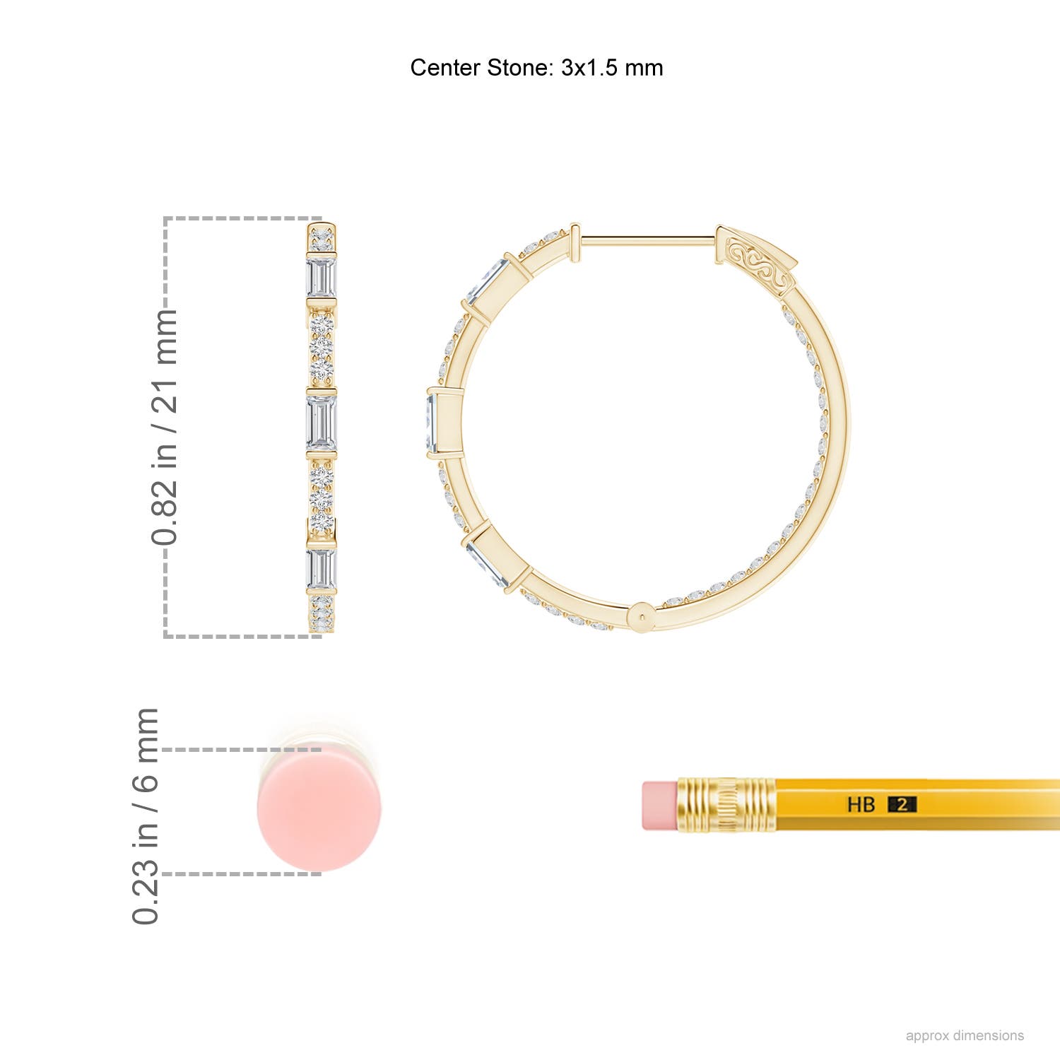 H, SI2 / 0.71 CT / 14 KT Yellow Gold