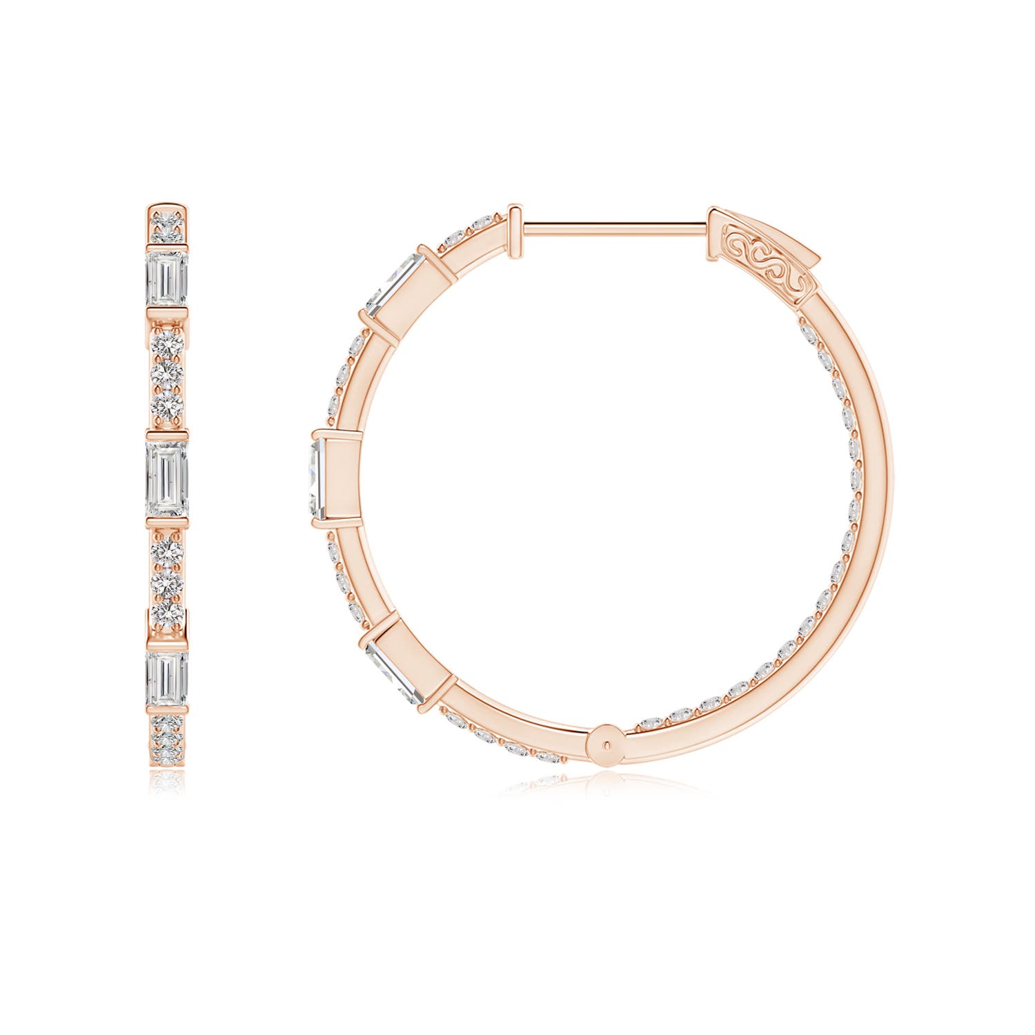 I-J, I1-I2 / 0.71 CT / 14 KT Rose Gold