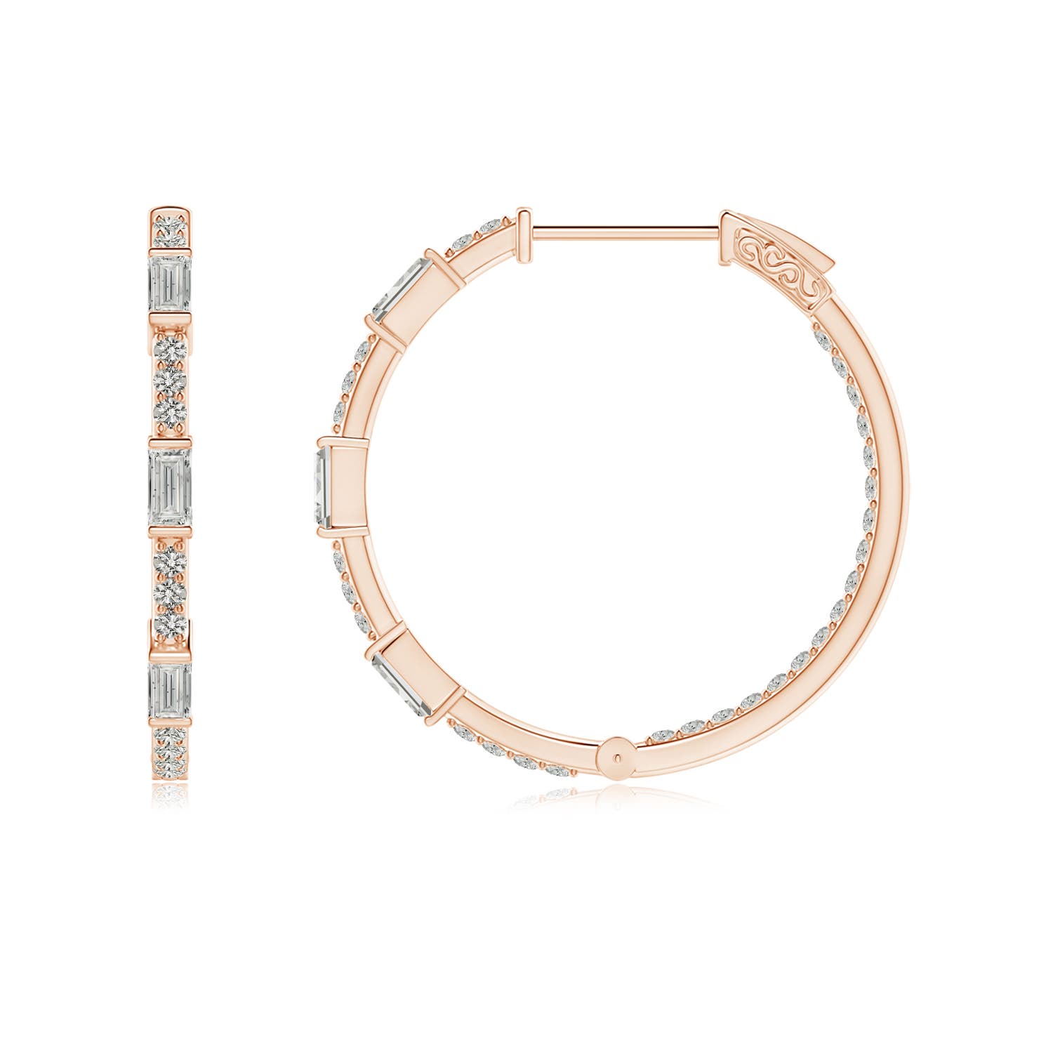 K, I3 / 0.71 CT / 14 KT Rose Gold