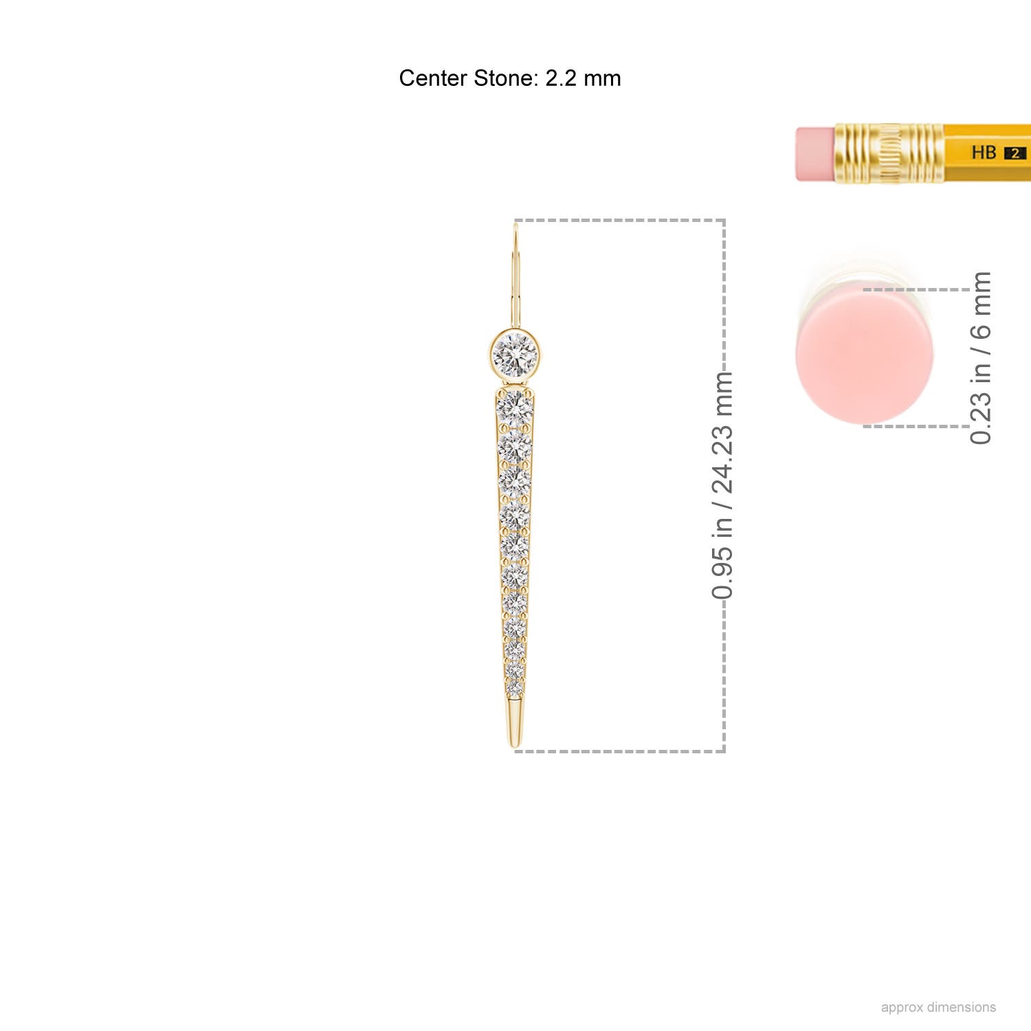 I-J, I1-I2 / 0.34 CT / 14 KT Yellow Gold