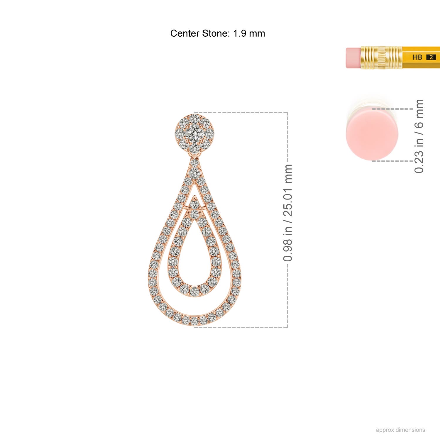 K, I3 / 0.63 CT / 14 KT Rose Gold