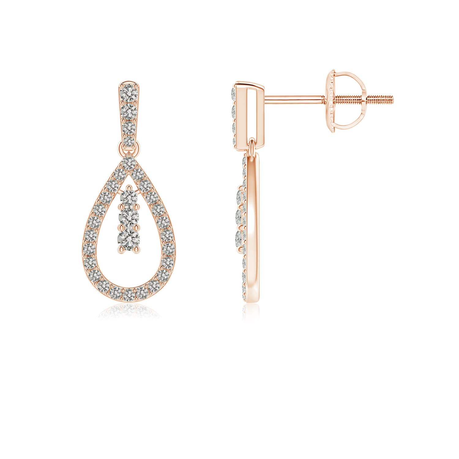 K, I3 / 0.32 CT / 14 KT Rose Gold