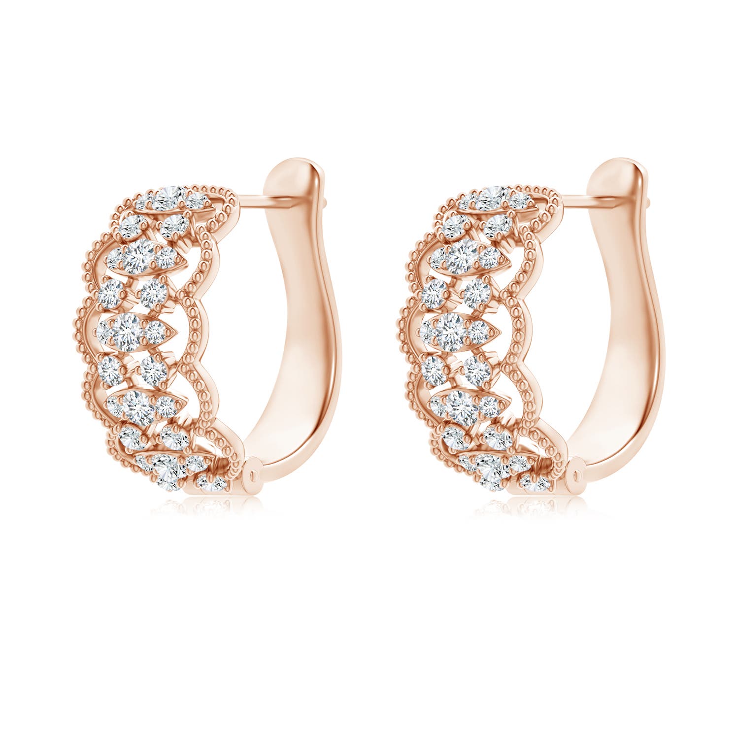 G, VS2 / 0.37 CT / 14 KT Rose Gold