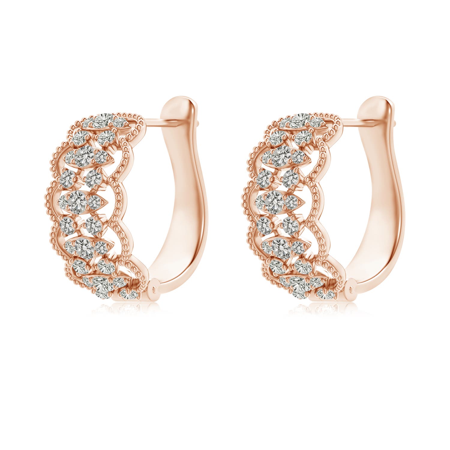 K, I3 / 0.37 CT / 14 KT Rose Gold