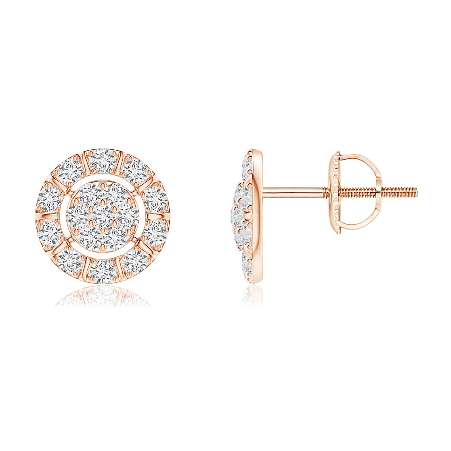 H, SI2 / 0.5 CT / 14 KT Rose Gold