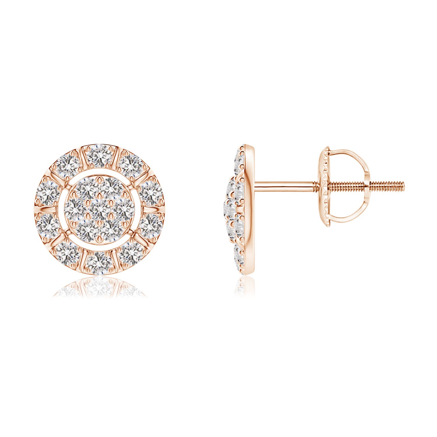 I-J, I1-I2 / 0.5 CT / 14 KT Rose Gold