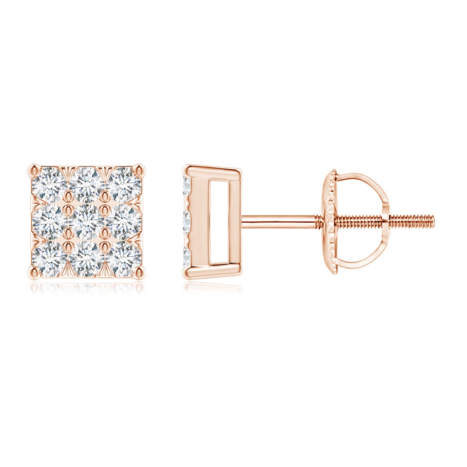 G, VS2 / 0.32 CT / 14 KT Rose Gold