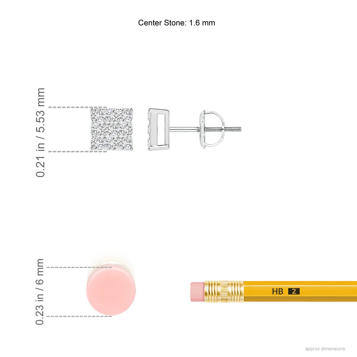 H, SI2 / 0.32 CT / 14 KT White Gold