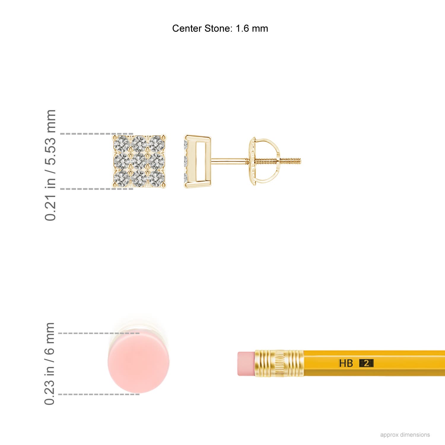 K, I3 / 0.32 CT / 14 KT Yellow Gold