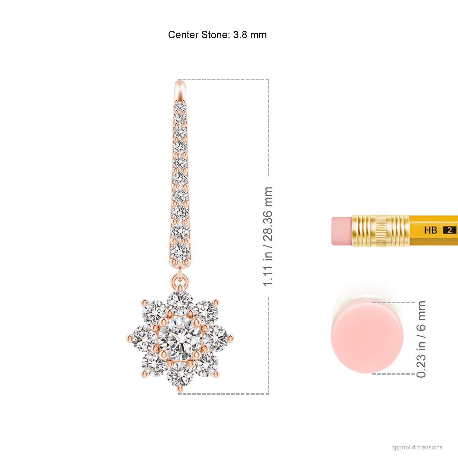 I-J, I1-I2 / 1.5 CT / 14 KT Rose Gold