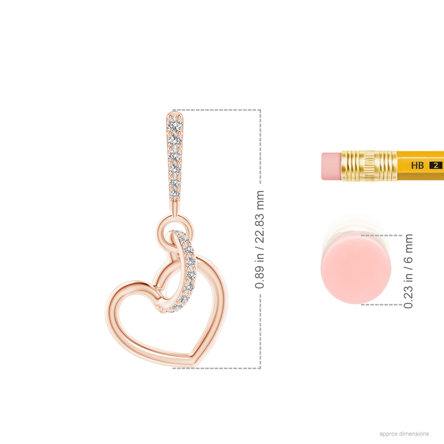 I-J, I1-I2 / 0.2 CT / 14 KT Rose Gold