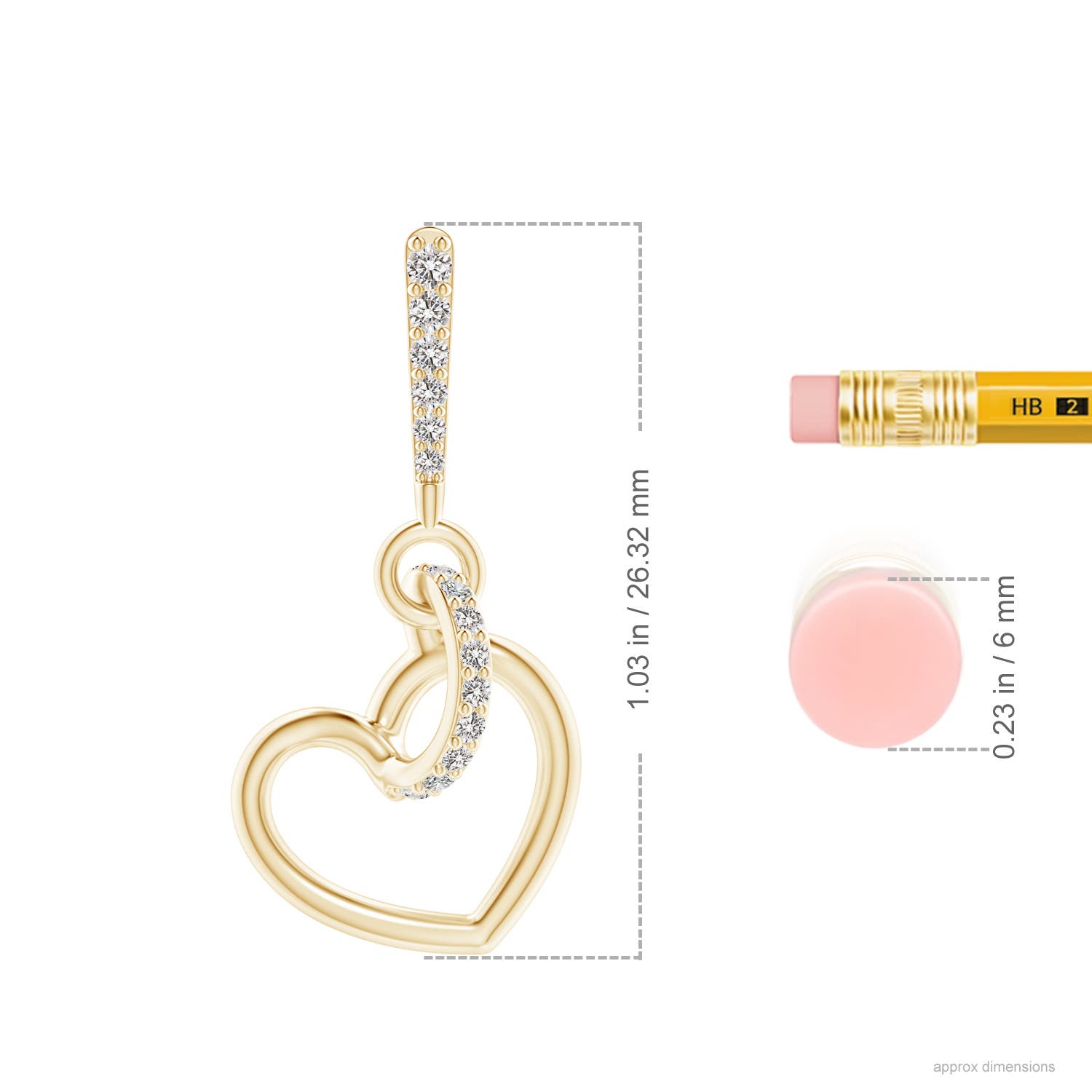 I-J, I1-I2 / 0.25 CT / 14 KT Yellow Gold