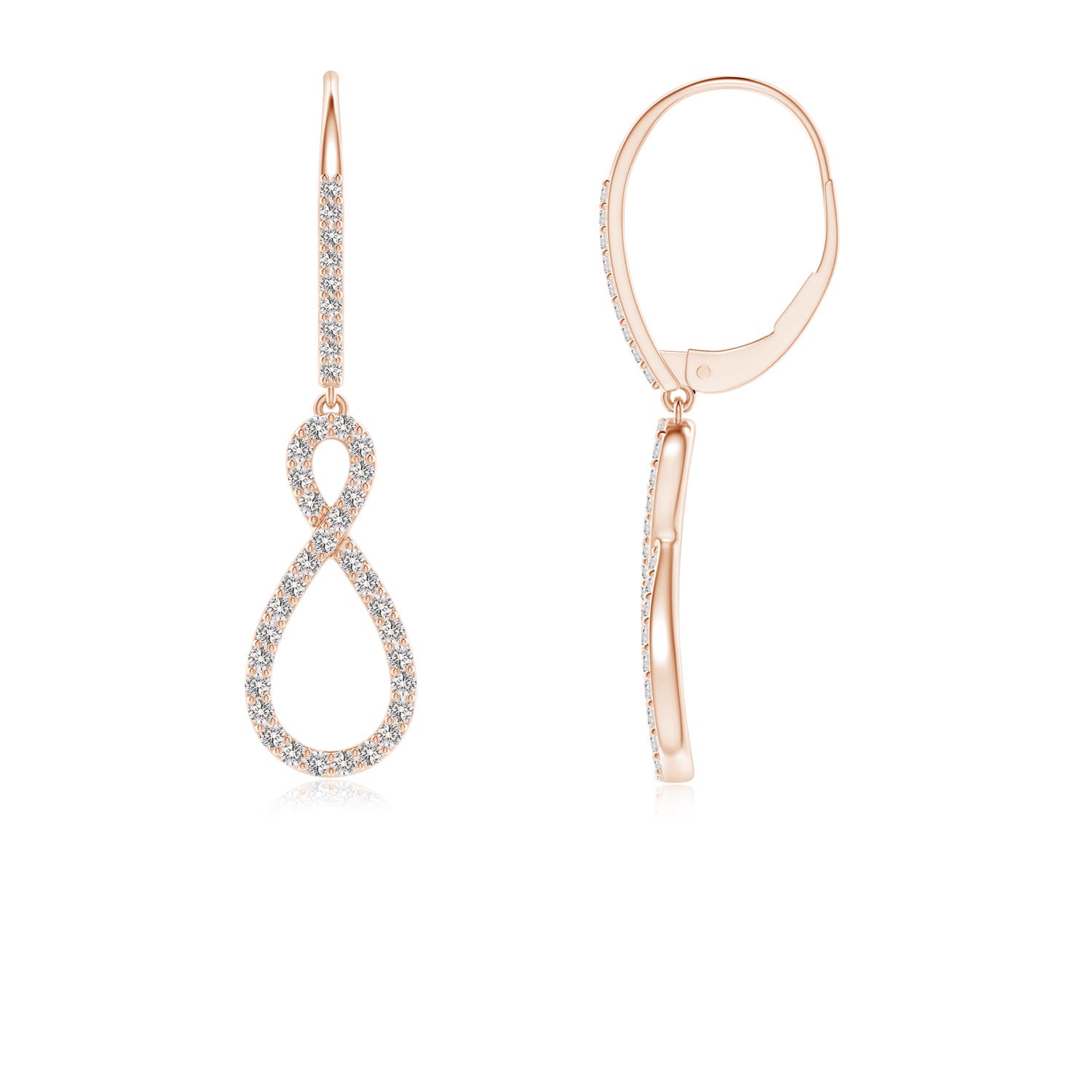 I-J, I1-I2 / 0.37 CT / 14 KT Rose Gold