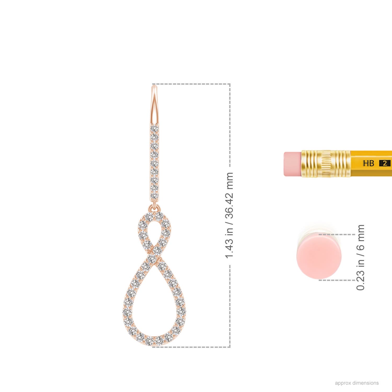 I-J, I1-I2 / 0.53 CT / 14 KT Rose Gold