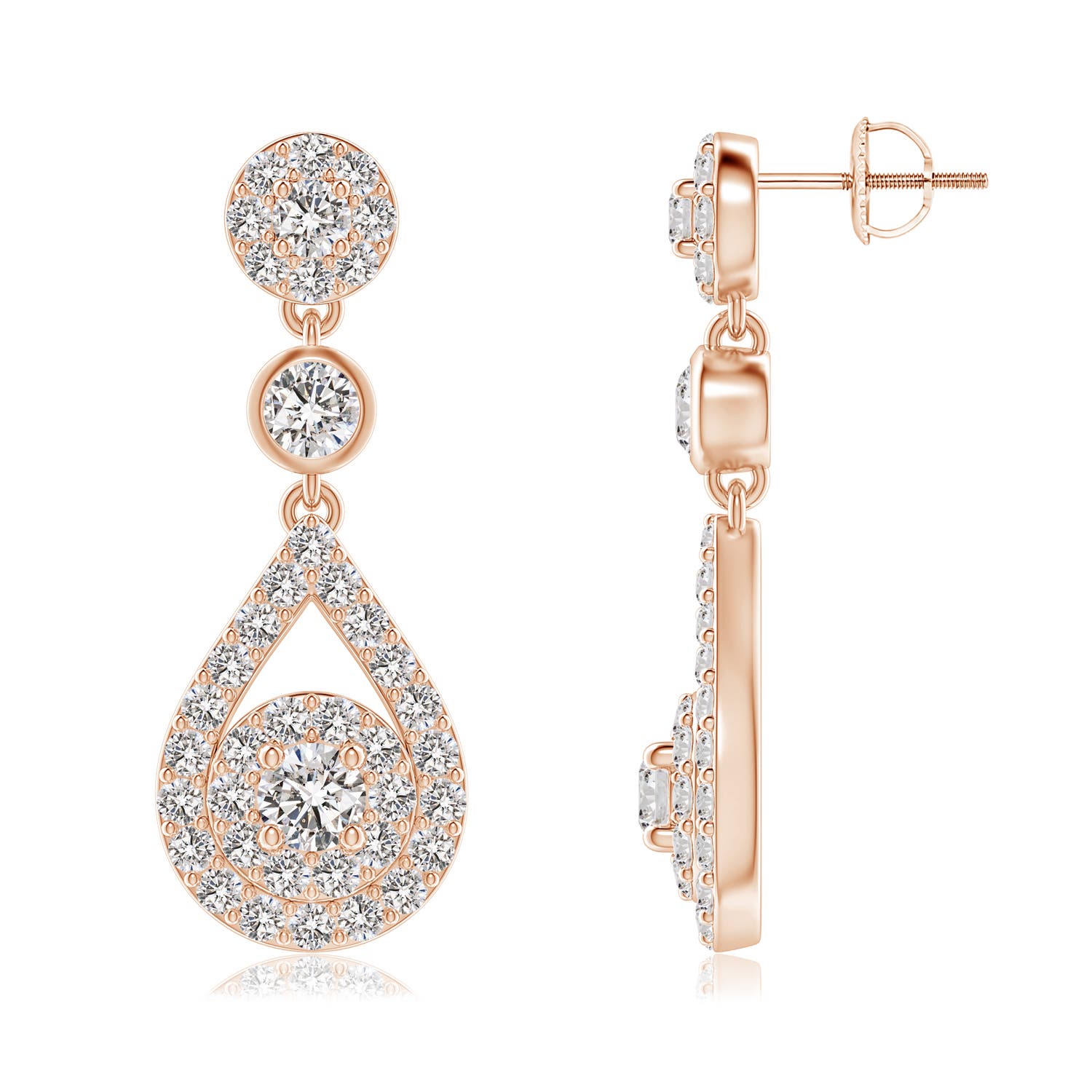 I-J, I1-I2 / 1.01 CT / 14 KT Rose Gold