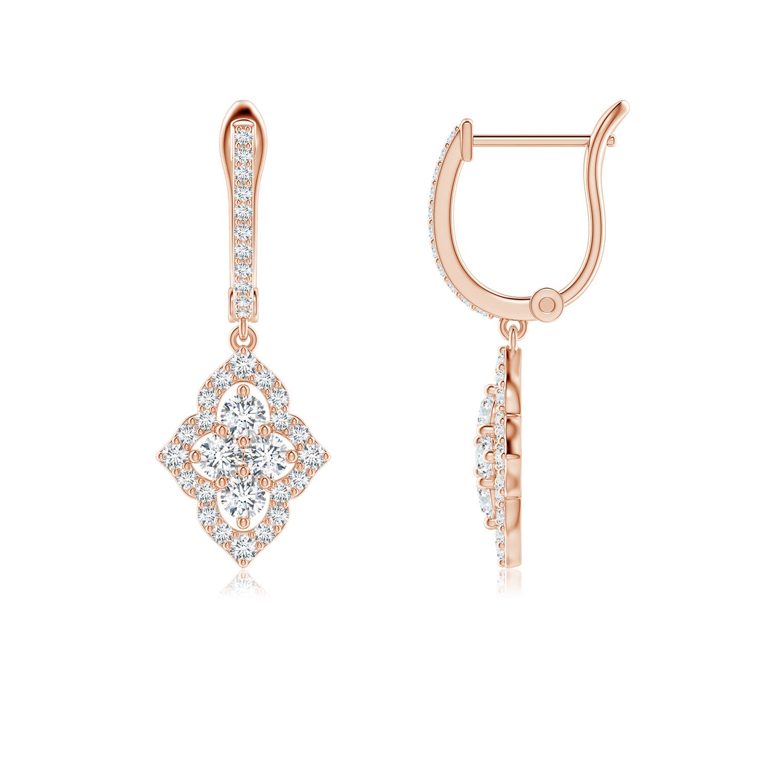 G, VS2 / 0.76 CT / 14 KT Rose Gold