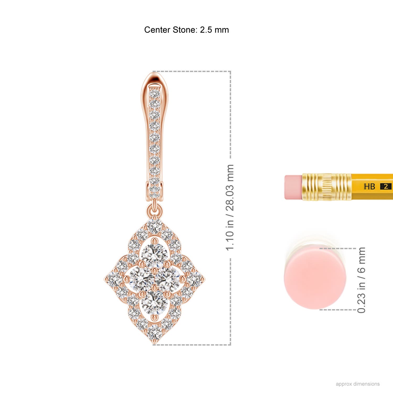 I-J, I1-I2 / 1.01 CT / 14 KT Rose Gold