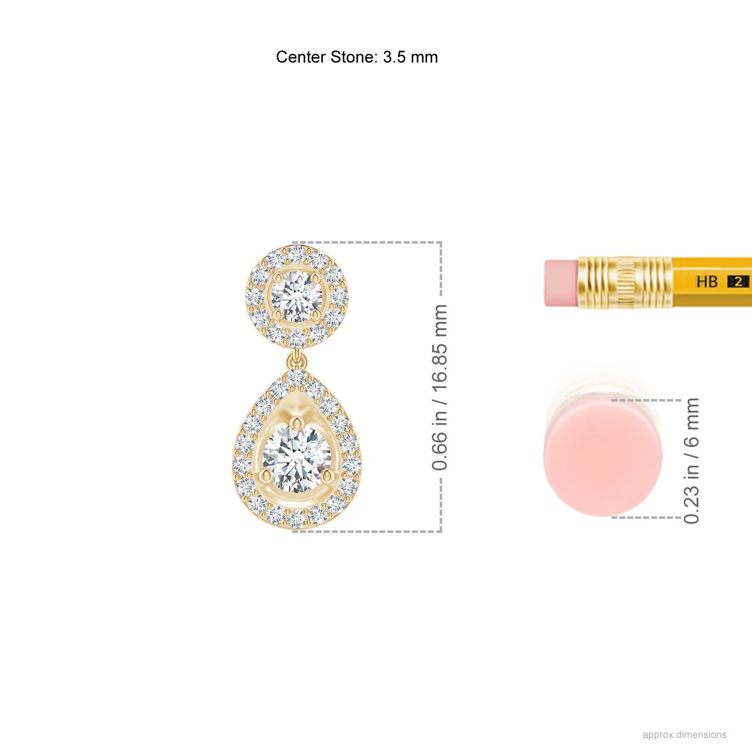 G, VS2 / 0.77 CT / 14 KT Yellow Gold