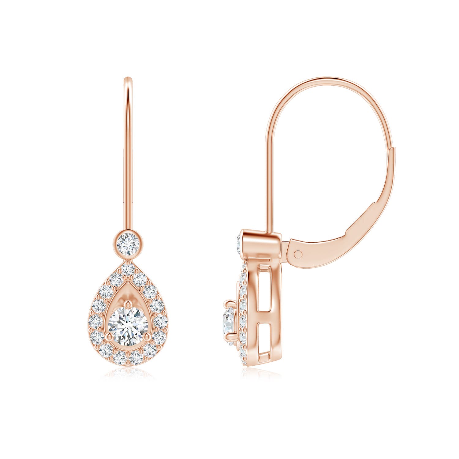 G, VS2 / 0.51 CT / 14 KT Rose Gold