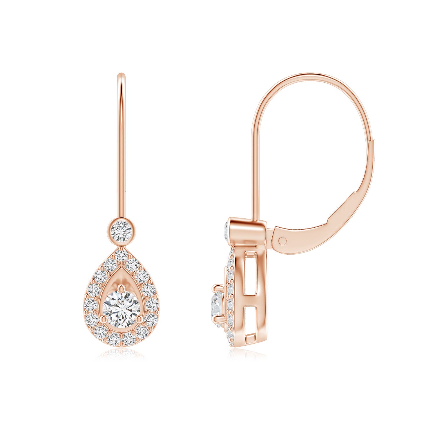 H, SI2 / 0.51 CT / 14 KT Rose Gold