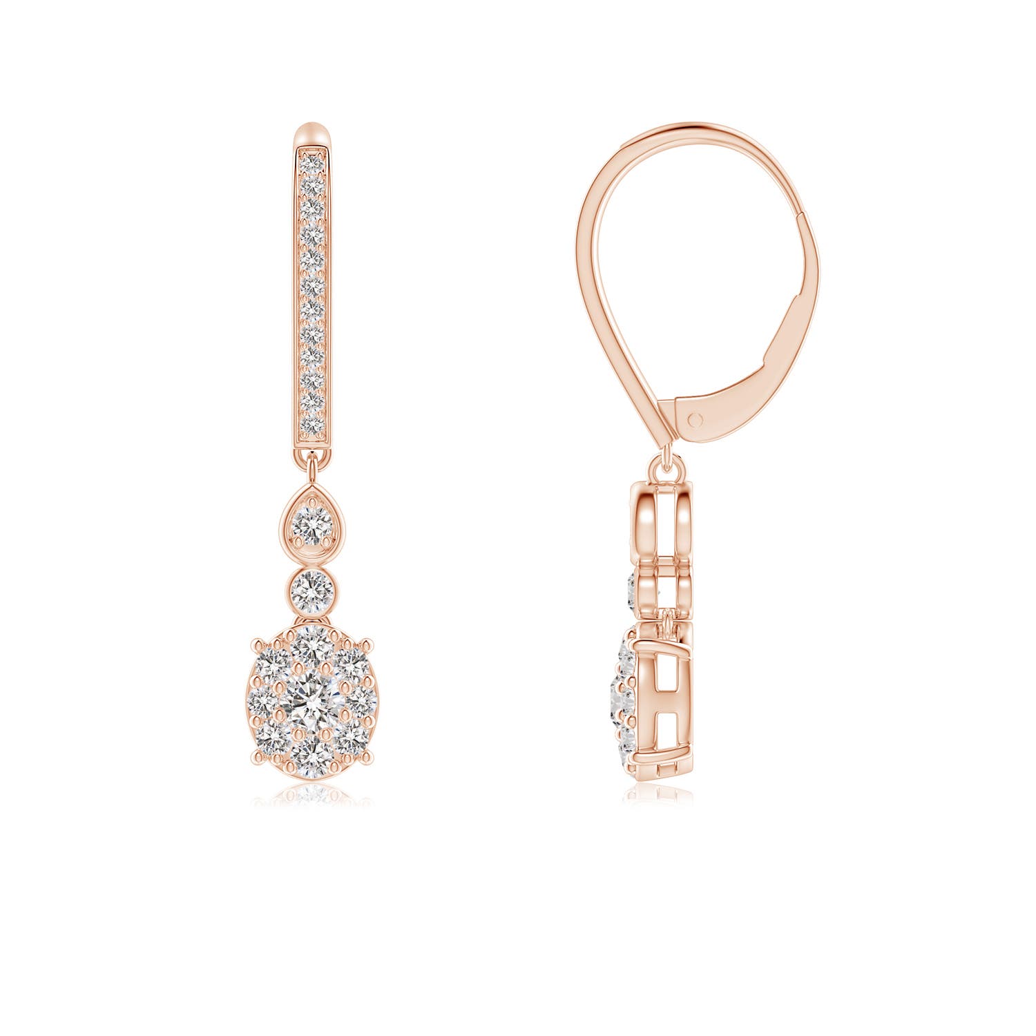 I-J, I1-I2 / 0.52 CT / 14 KT Rose Gold