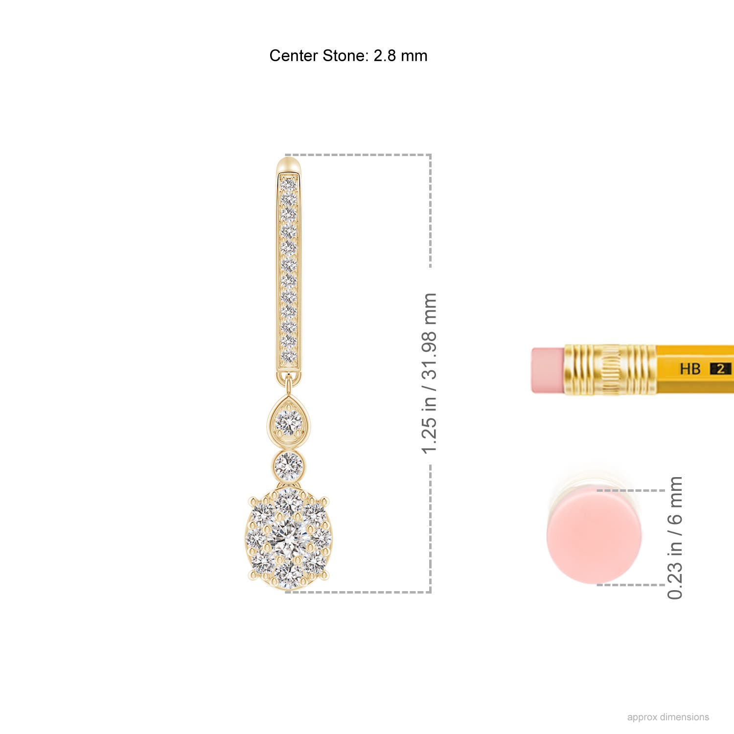 I-J, I1-I2 / 0.74 CT / 14 KT Yellow Gold